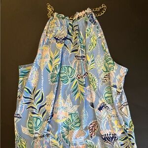 Lilly Pulitzer Sleeveless Top with gold